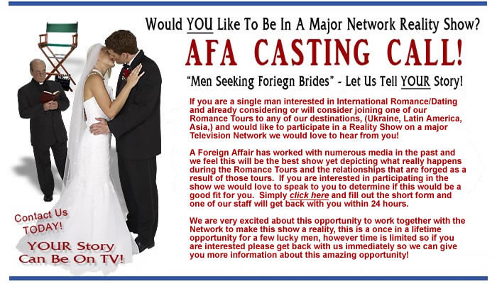Reality TV Casting Call